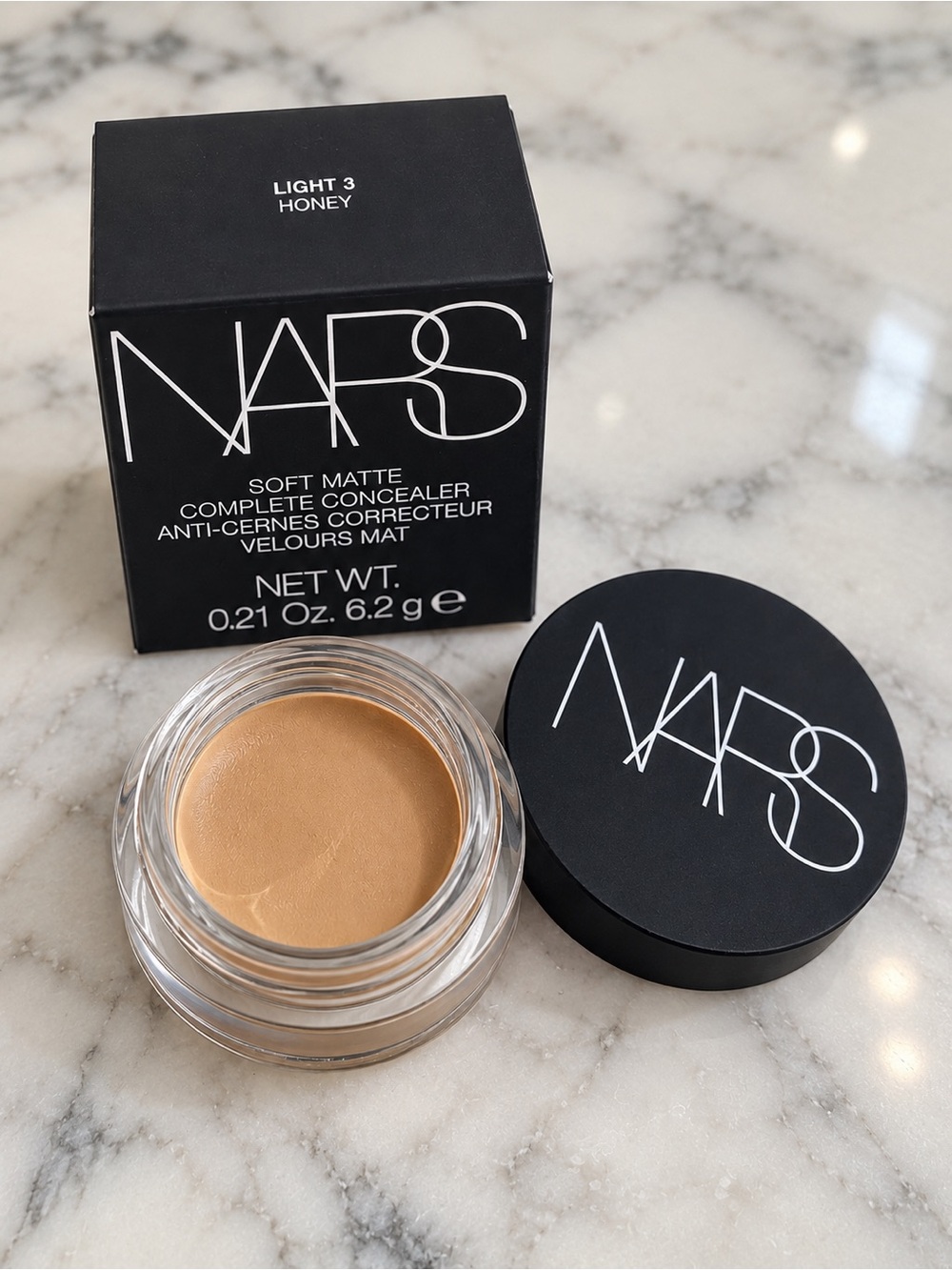 NARS Soft Matte Complete Concealer - Light 3 Honey (Warm Tan)